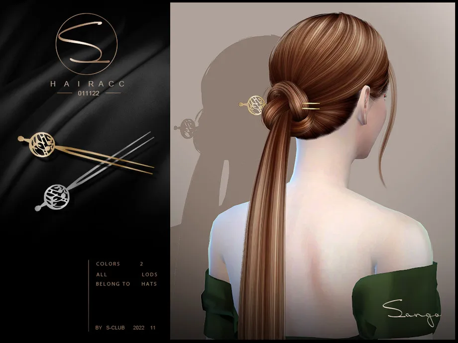 hairpin for female sims