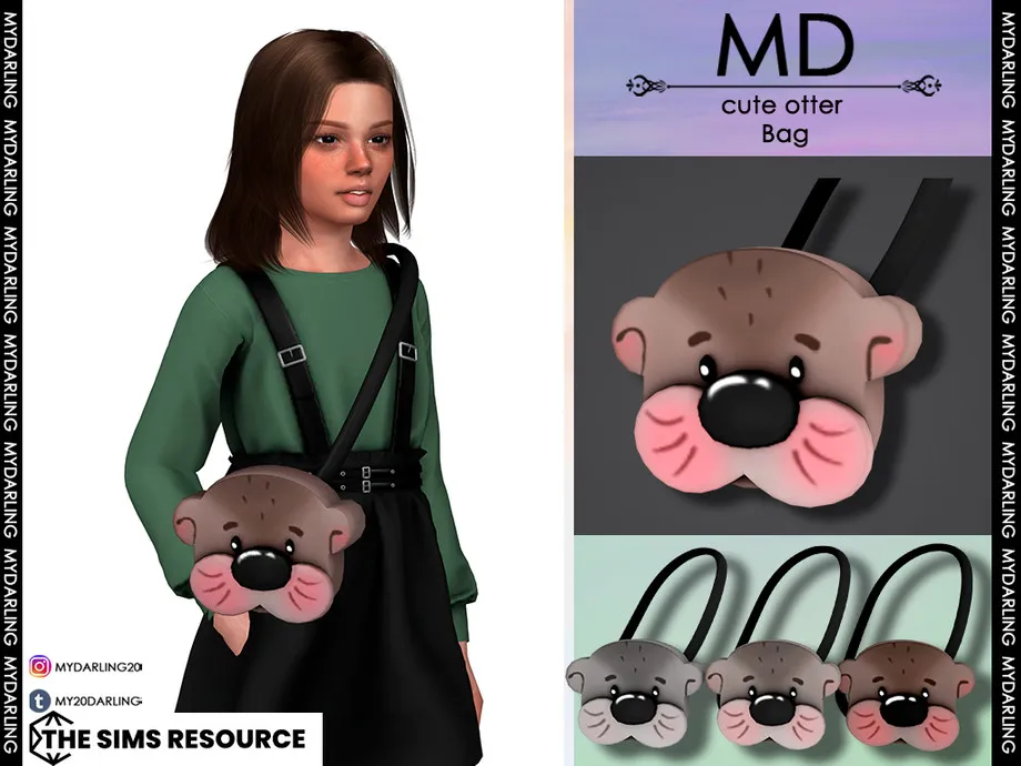 cute otter bag Child