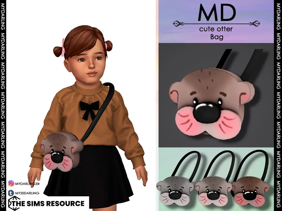 cute otter bag Toddler