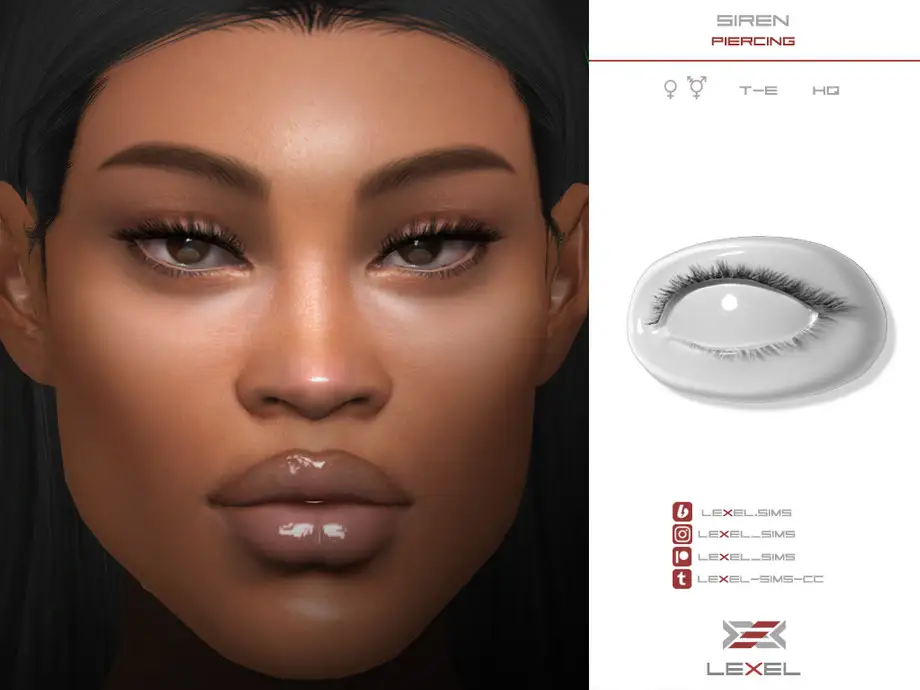 Siren 3D Eyelashes (Piercing category)