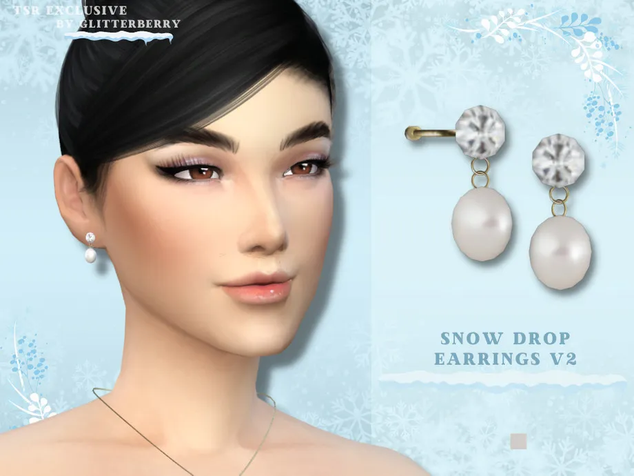SnowDrop Earrings v2