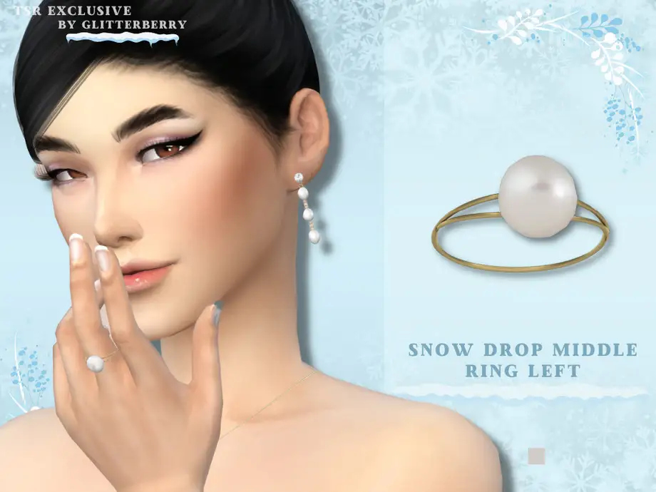 Snowdrop Ring Middle Left