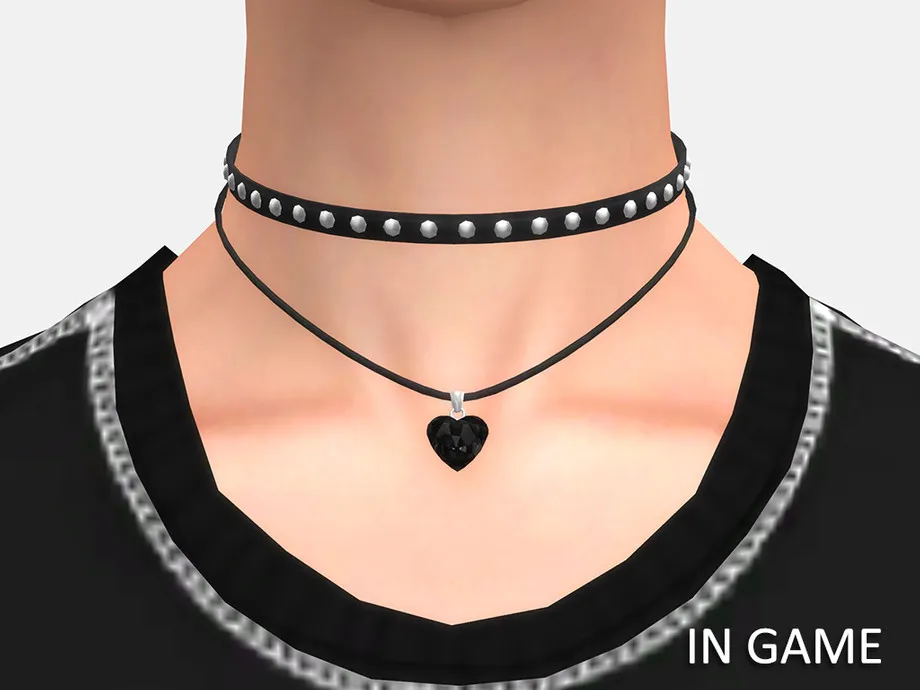 Punk Heart Choker