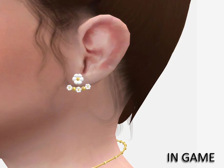 Daisy Earrings (toddler)