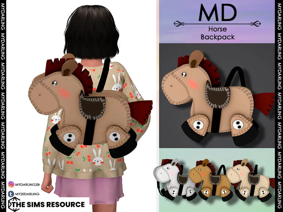 horse backpack Child