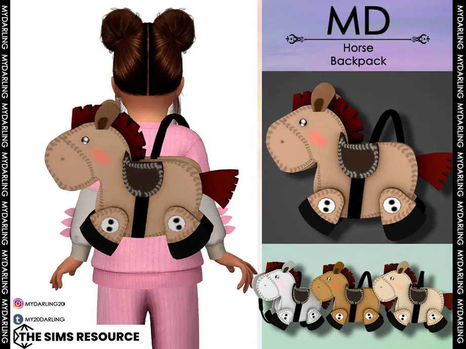 horse backpack Toddler