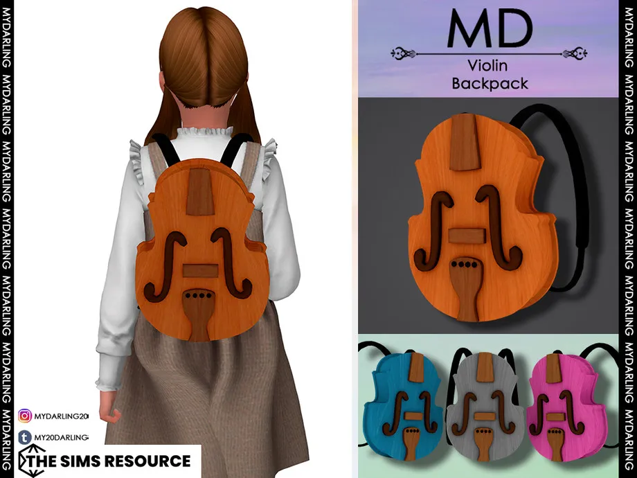 violin backpack Child