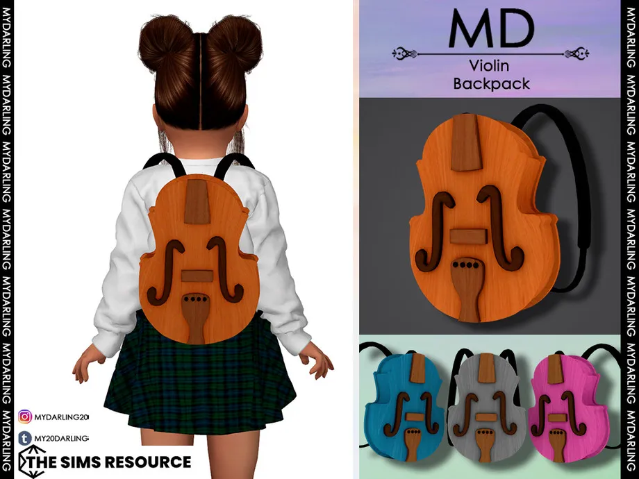 violin backpack Toddler