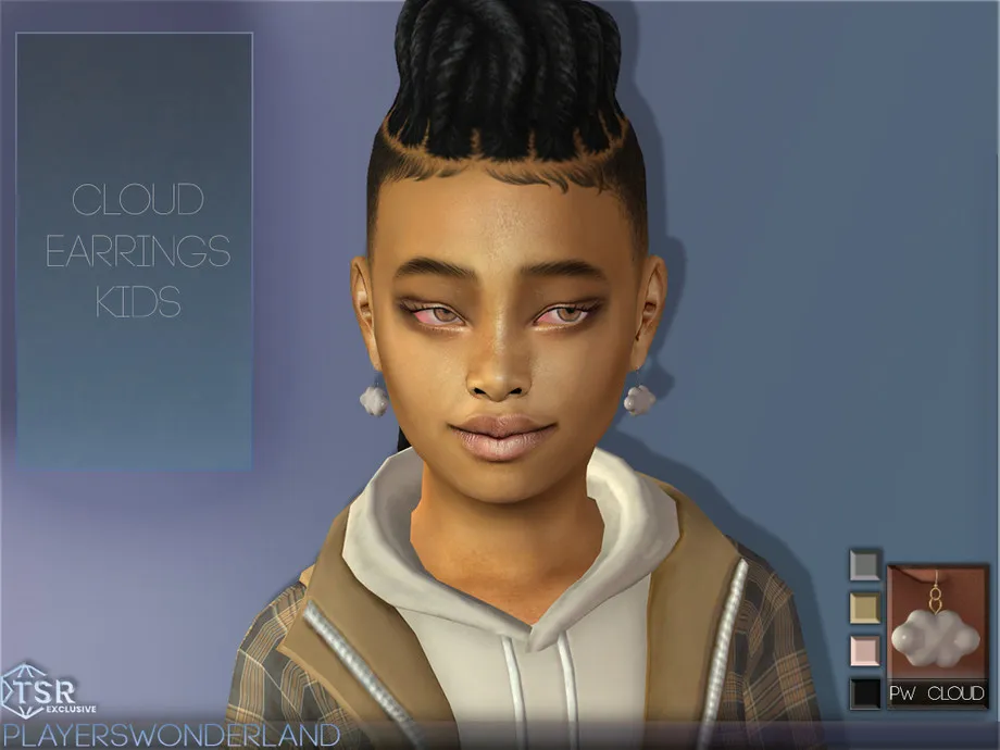 Cloud Earrings Kids