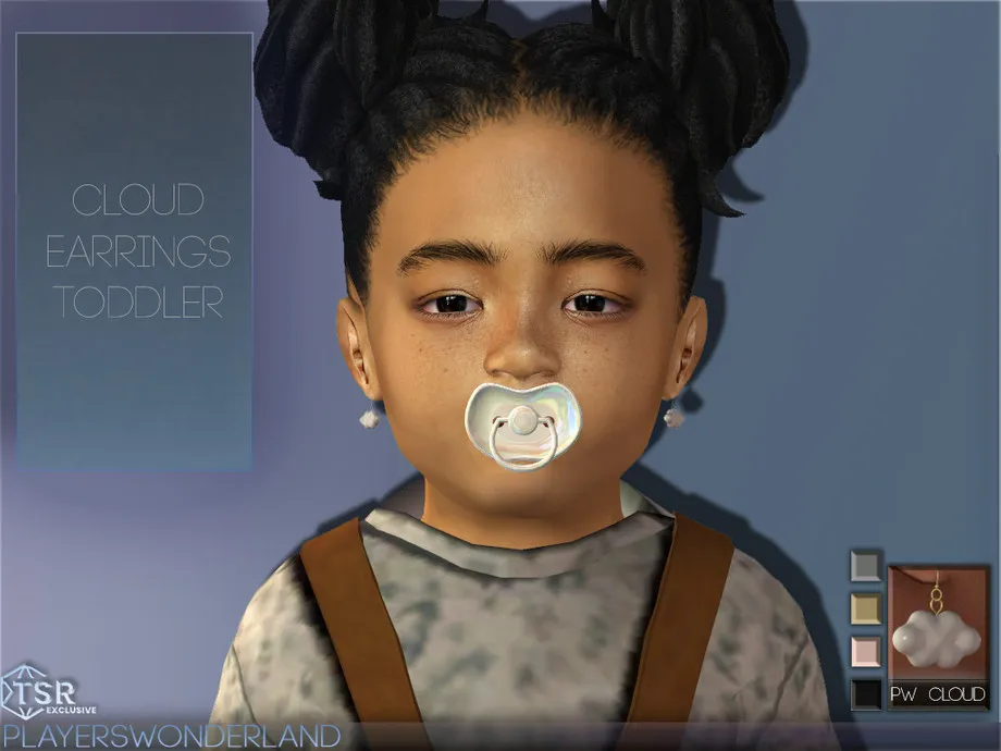 Cloud Earrings Toddler