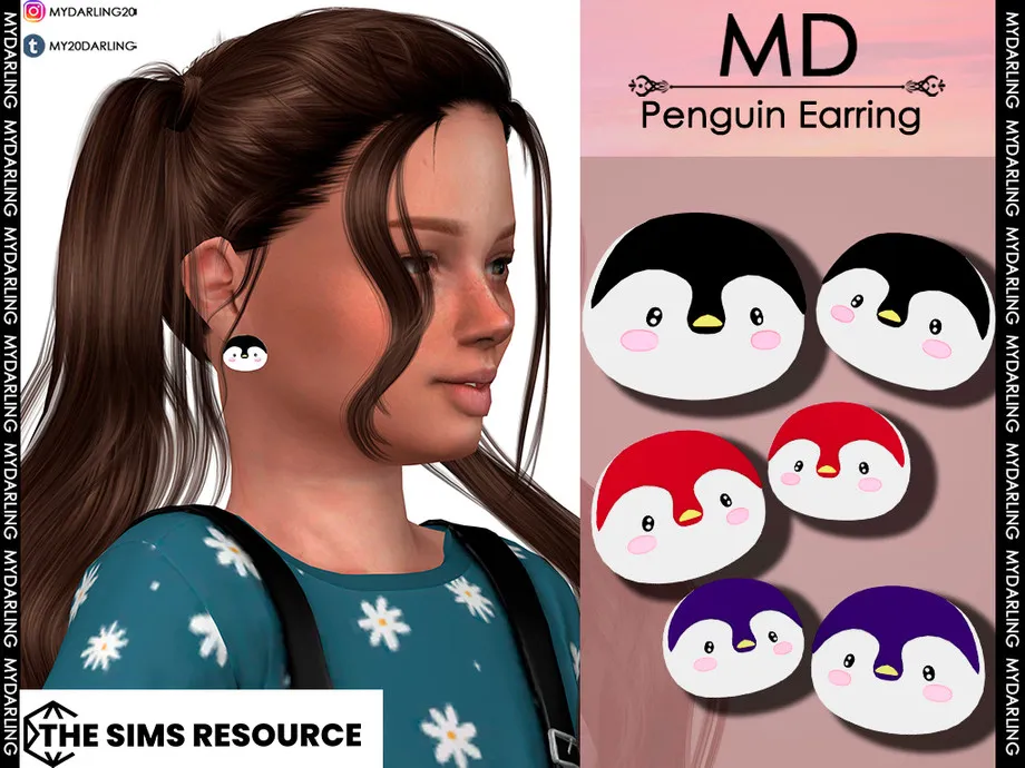 Penguin Earring Child