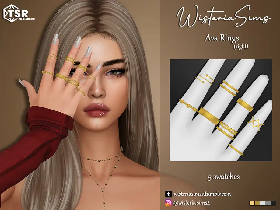 Ava Rings (right)