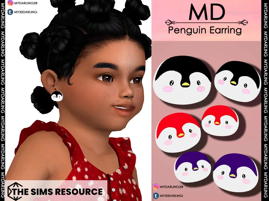 Penguin Earring Toddler