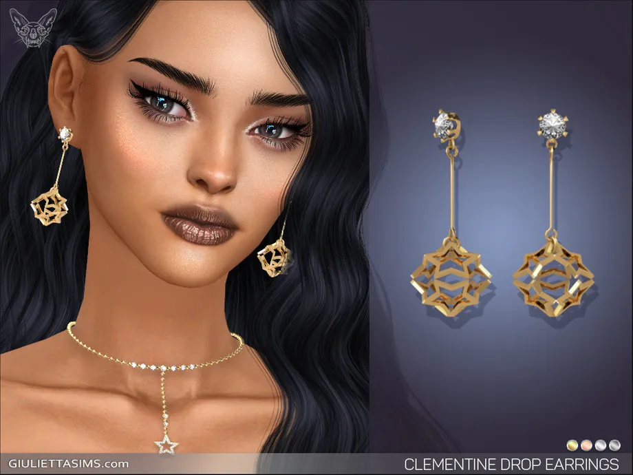 Clementine Drop Earrings