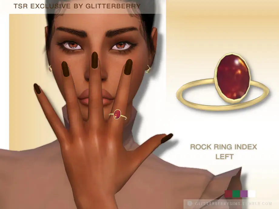 Rock Index Ring- Left