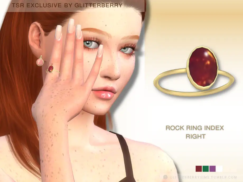 Rock Index Ring- Right