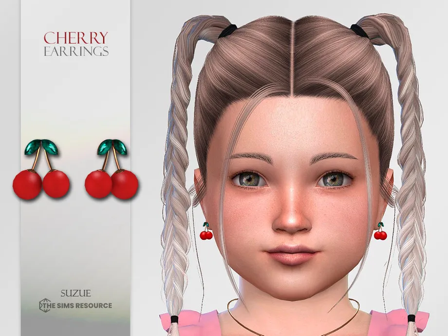 Cherry Earrings (Toddler)