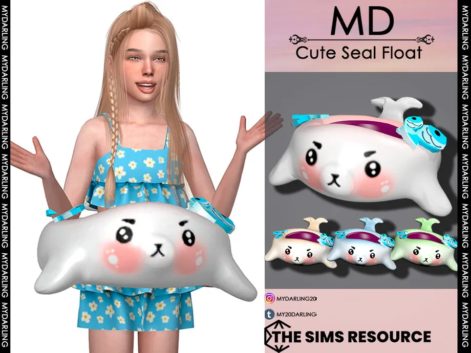 cute seal float Child