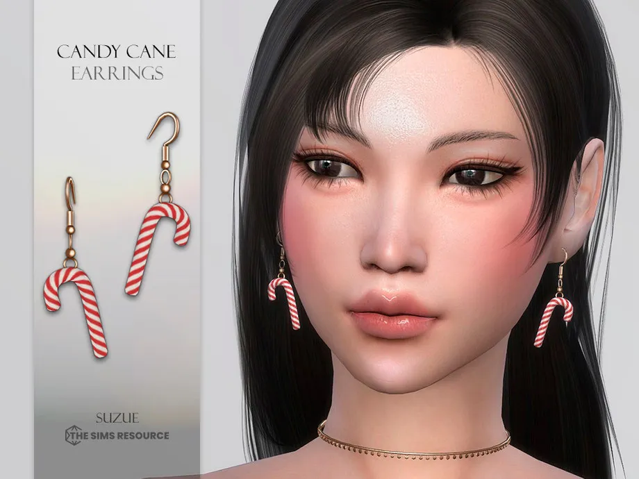 Candy Cane Earrings