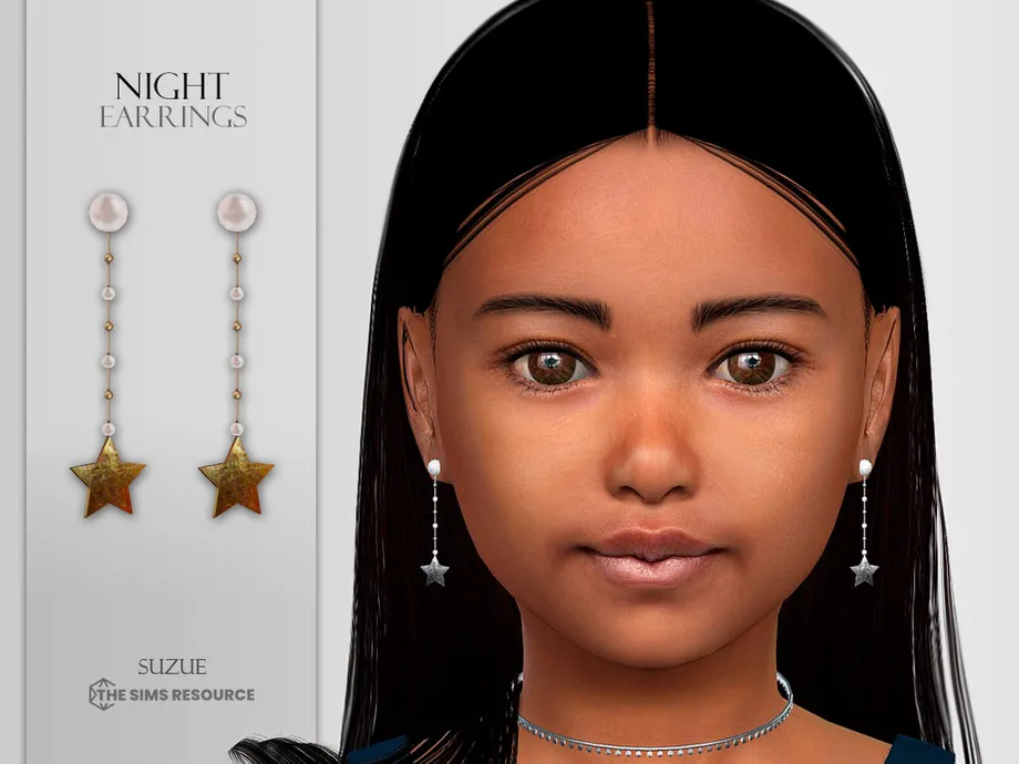 Night Earrings Child
