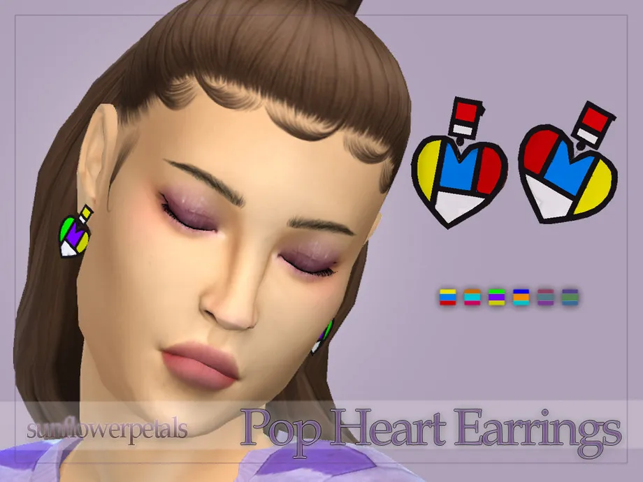 Pop Heart Earrings