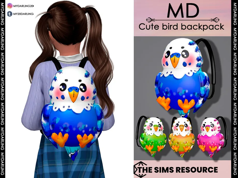 Cute bird backpack for Child
