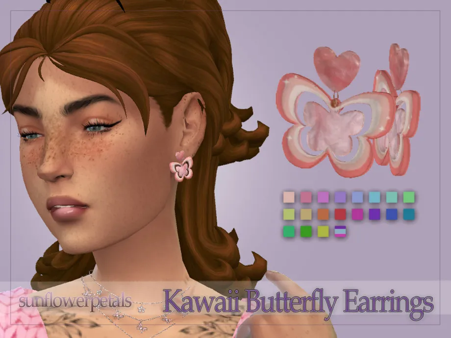 Kawaii Butterfly Earrings