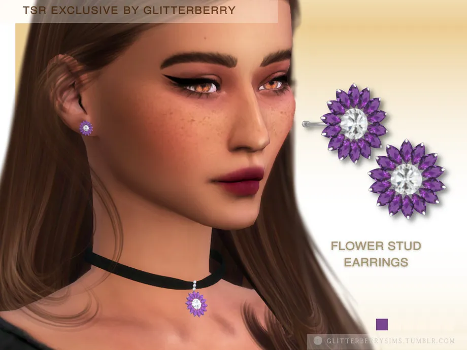 Flower Stud Earrings
