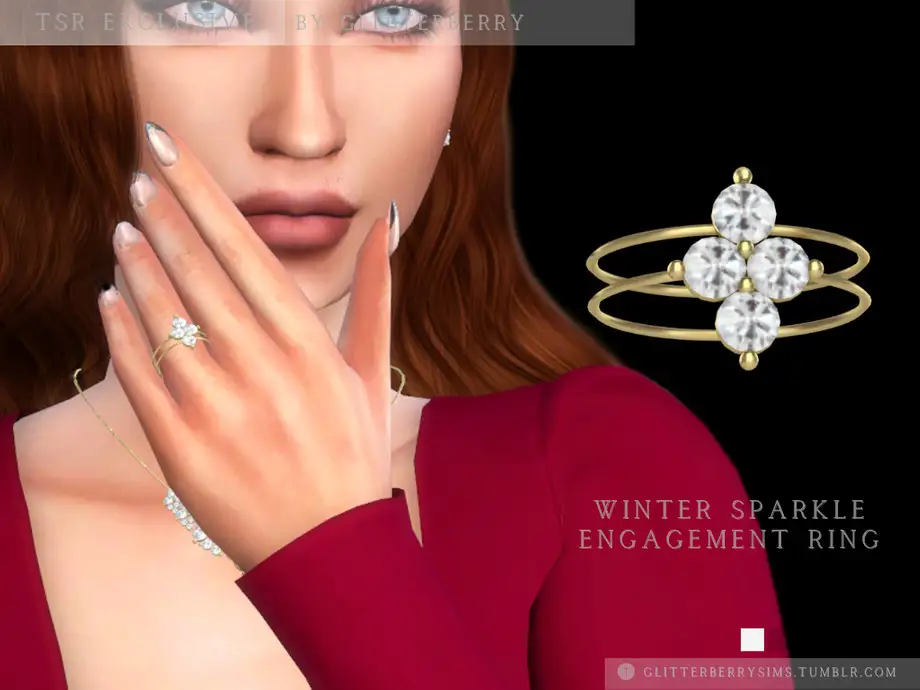 Winter Sparkle Engagement Ring