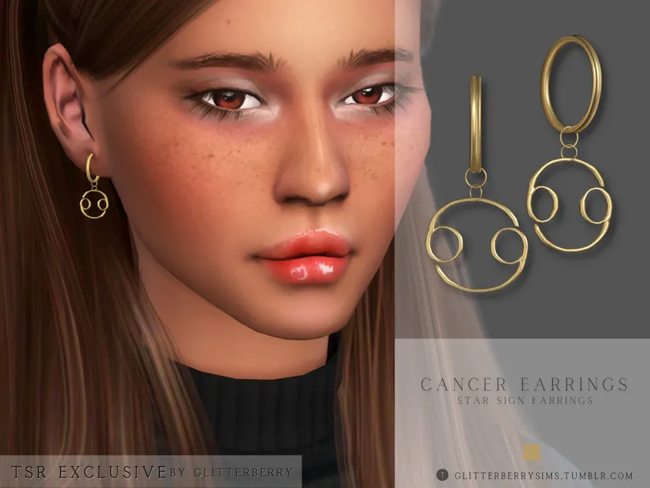 Cancer Earrings