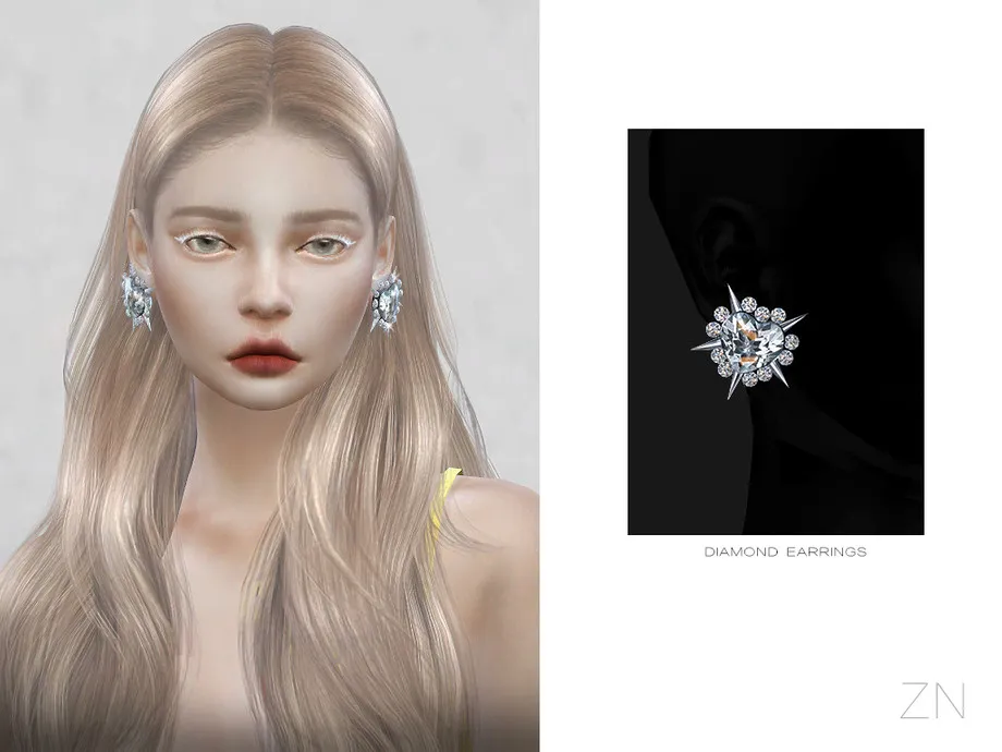 ZN-DIAMOND EARRINGS