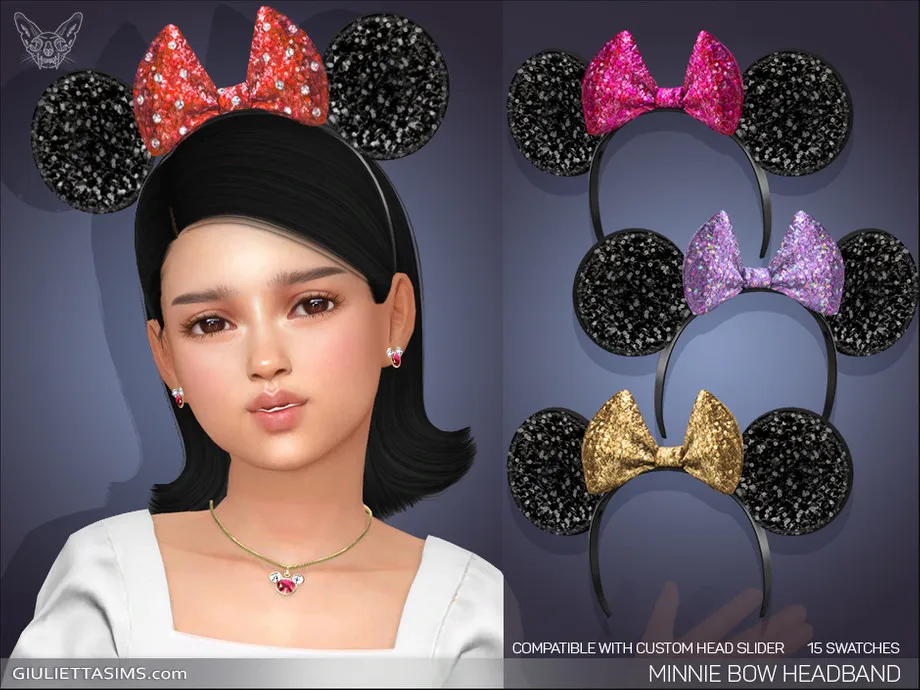 Minnie Bow Headband For Kids
