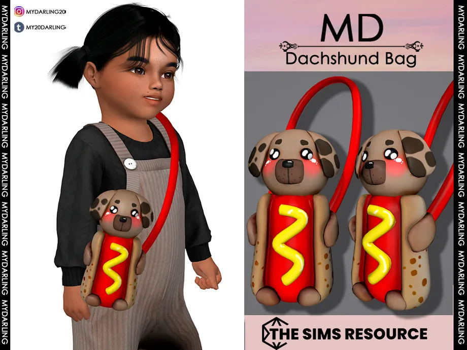 dachshund bag Toddler