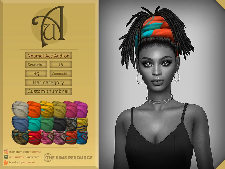 Nnamdi - accessory color AddOn (hat category)