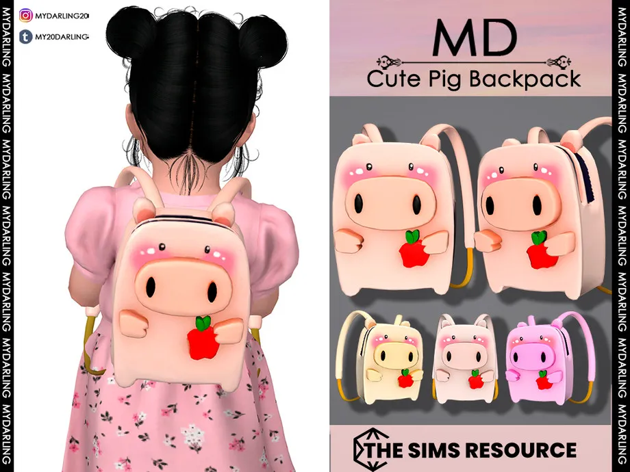 Cute Pig backpack Toddler