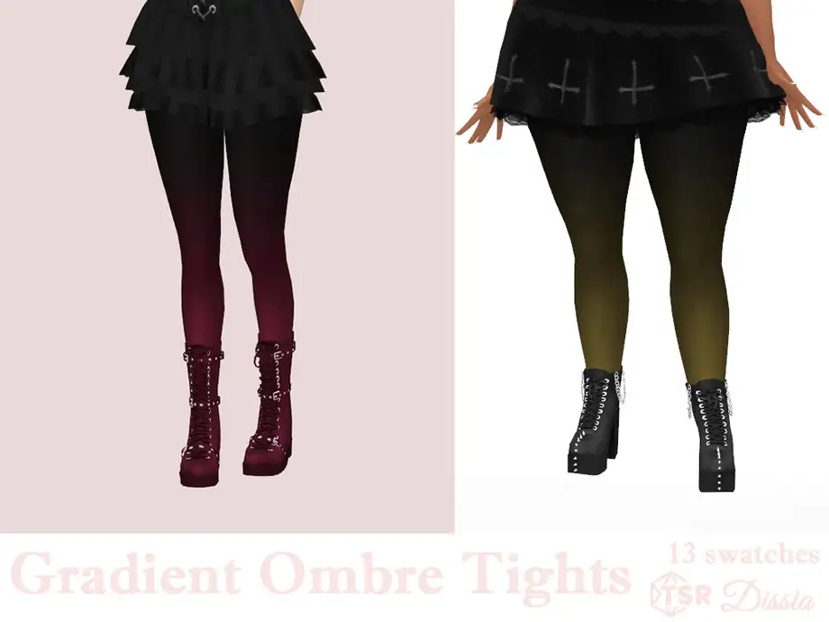 Gradient Ombre Tights