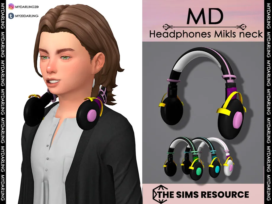 Headphones Mikls neck Child