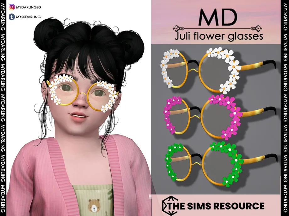 Juli flower glasses Toddler