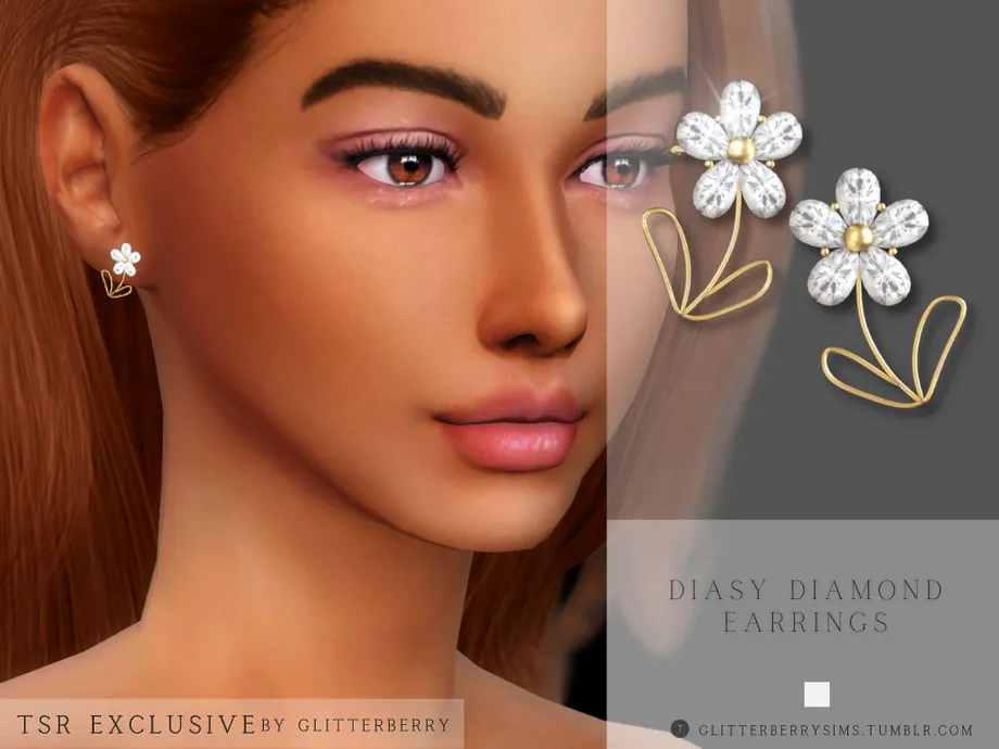 Daisy Diamond Earrings