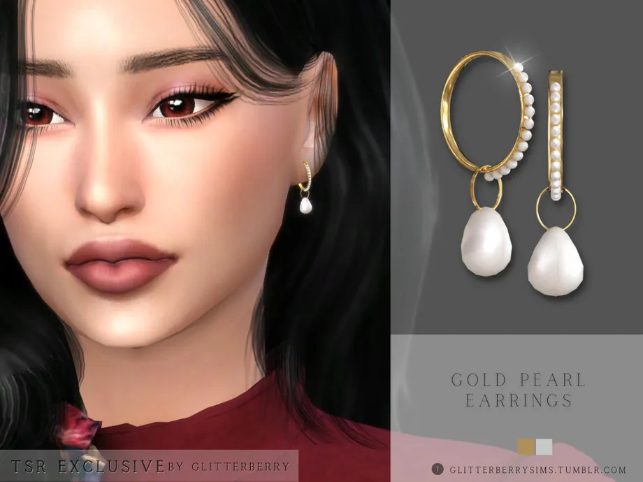 Pearl Gold Earrings