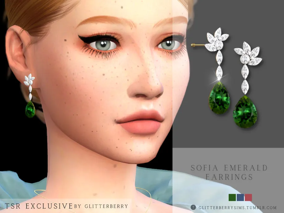 Sofia Emerald Earrings