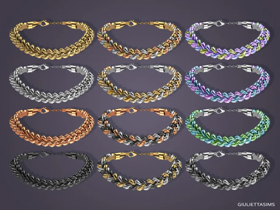 Braided Golden Choker