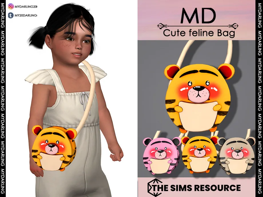 cute feline bag Toddler