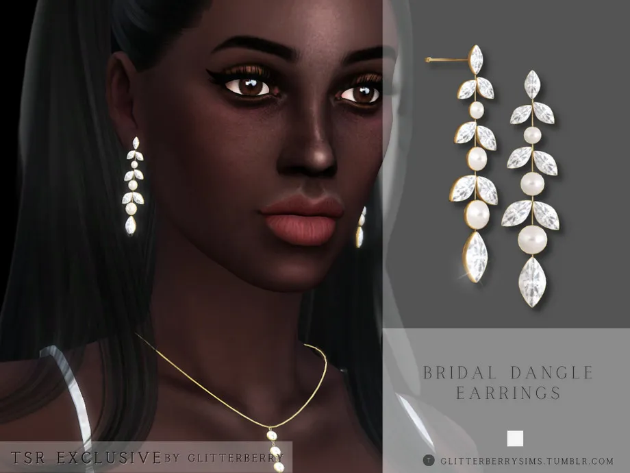 Bridal Dangle Earrings