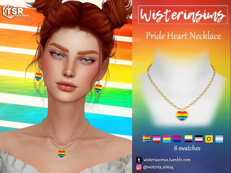 Pride Heart Necklace