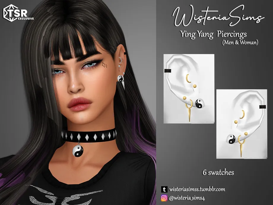 YingYang Earrings (Male & Female)