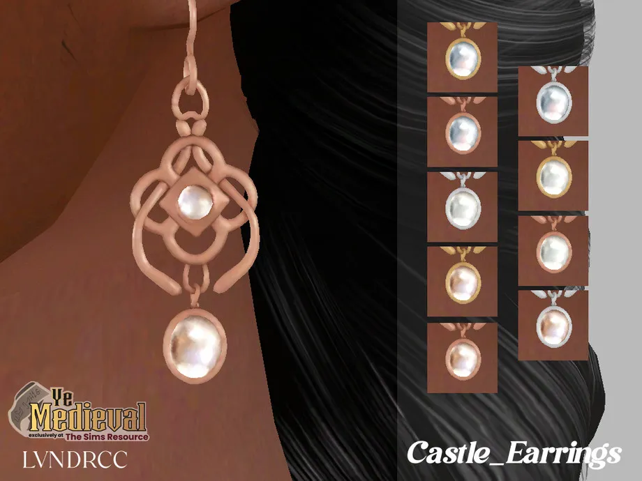 Ye Medieval Castle earrings