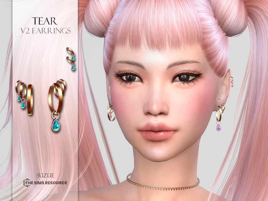 Tear Hoops V2 Earrings