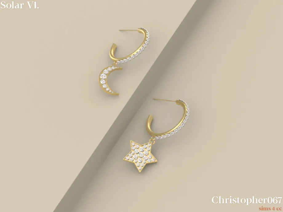 Solar Earrings V1