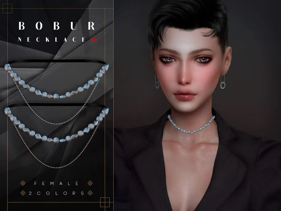 Double Necklace with Pearls